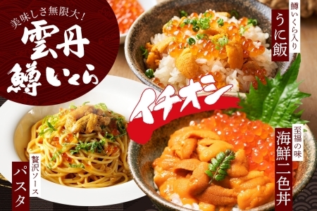 3618. うに チリ産 冷凍 100g 鱒いくら醤油漬け 100g セット ウニ 雲丹 チリ産 ますいくら 鱒 マス イクラ いくら いくら醤油漬け 海鮮 海鮮丼 送料無料 北海道 弟子屈町