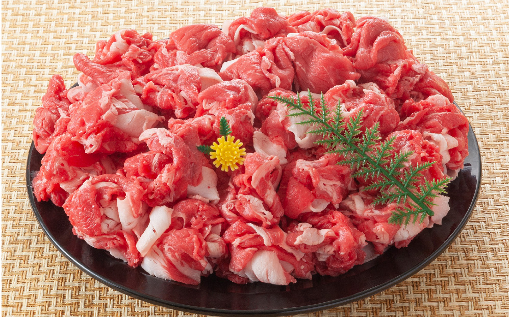 【3か月定期便】訳あり！佐賀産和牛切り落とし 1.2kg(600g×2P)×3回【肉 牛肉 ブランド牛 黒毛和牛 ふるさと納税】(H112184)