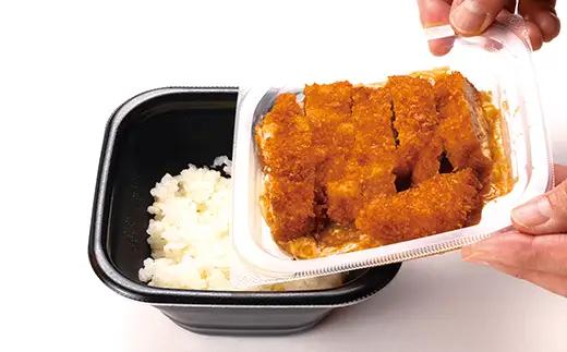 大館さくら豚ロースかつ丼 4個セット　75P5701【割烹美さわ】