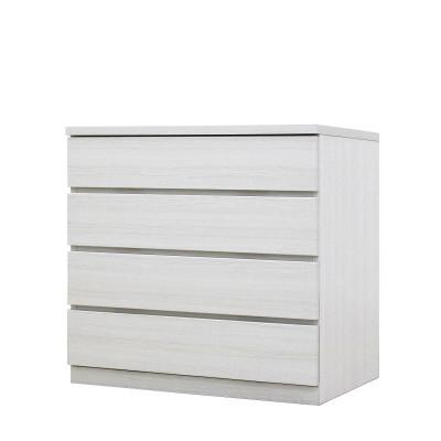 ふるさと納税 大川市 幅80-4段(奥行55cm)ホワイト色 クローゼットチェスト「フィット」大川家具【丸田木工】