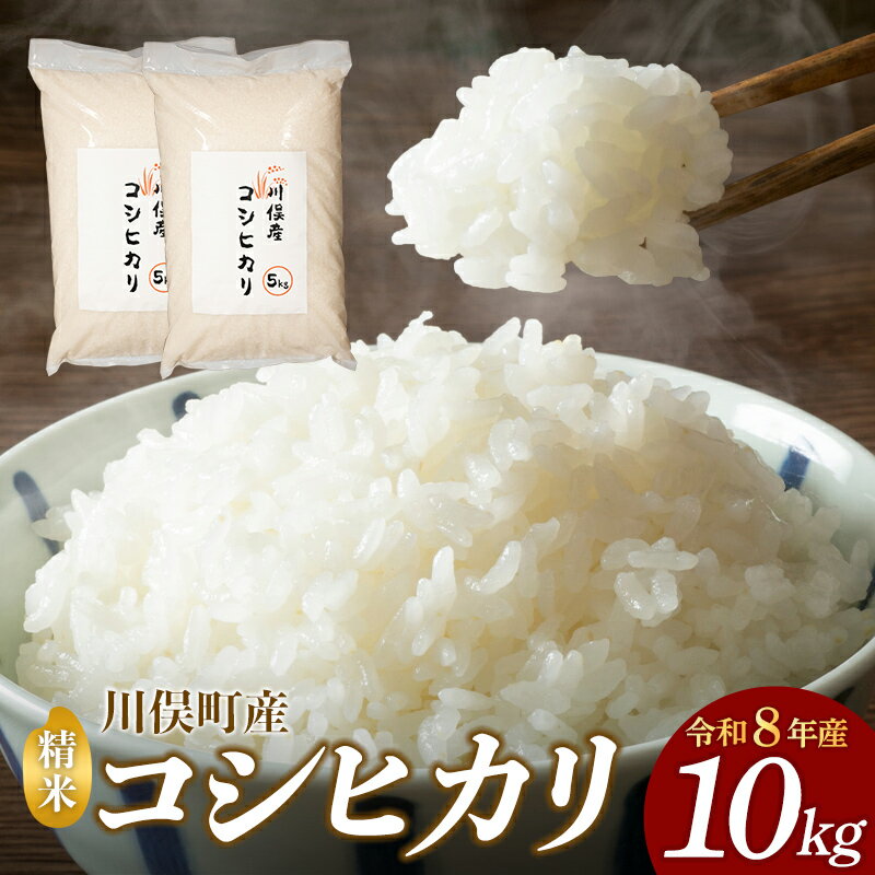 【ふるさと納税】【先行予約】令和8年産 川俣町産 コシヒカリ 精米 10kg FAF-0002