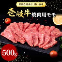 【ふるさと納税】壱岐牛 焼肉用 モモ 500g《壱岐市》【株式会社イチヤマ】[JFE057] 冷凍配送 黒毛和牛 A5ランク 赤身 肉 牛肉 焼肉 焼き肉 もも BBQ 23000 23000円