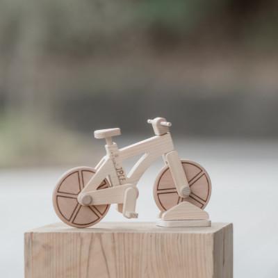 ふるさと納税 いわき市 【国産ひのき使用】職人仕上げの木製玩具 IKONIH 木の自転車
