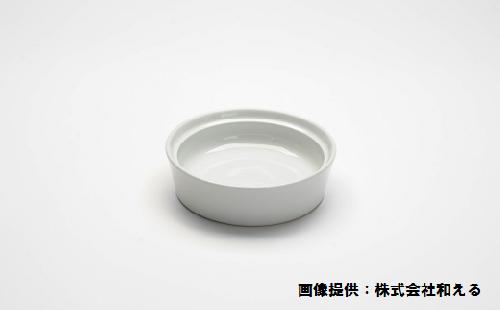 和える（aeru）砥部焼のこぼしにくい器【深皿】