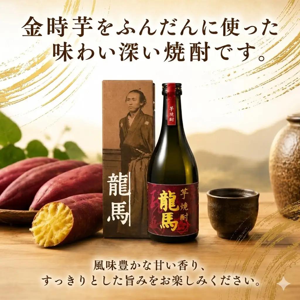 芋焼酎 龍馬(カートン入) 720ml×1本 お酒 高知県 安芸市 