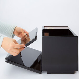 彦根仏壇 自由壇 (フリーダン) 黒戸 1基 小型仏壇 モダン仏壇 モダン モダン モダン カジュアル仏壇 リビング仏壇