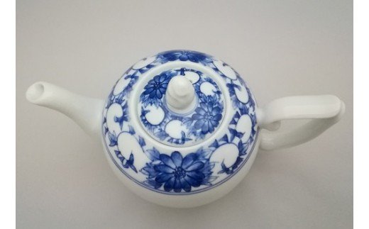 【伊万里焼】菊唐草ティーポット H482