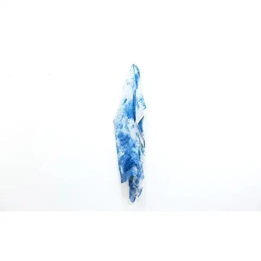 【石垣島の藍染工房】リネン 大判 ストール【カラー:マダラ】