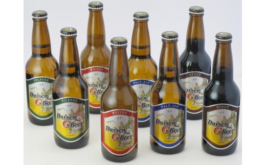 大山Ｇビール飲み比べ８本セット　　ＧＢ−８　