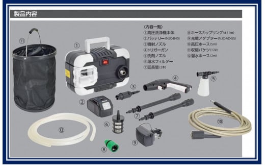 充電式高圧洗浄機ジェットクリーナー｜コードレス 洗車 大掃除 掃除用品 ガーデニング アウトドア 庭 階段 タイル コンクリート 屋外 玄関 ベランダ 油汚れ 黒ずみ 床掃除 玄関掃除 網戸掃除 水垢