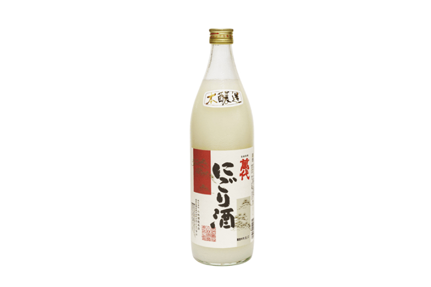 日本酒 本醸造 萬代 にごり酒 900ml 1本 [小林酒造本店 福岡県 宇美町 um40azo740013] 甘口 お酒 酒 福岡 15度 にごり 五合瓶 900 900mL 冷酒 地酒