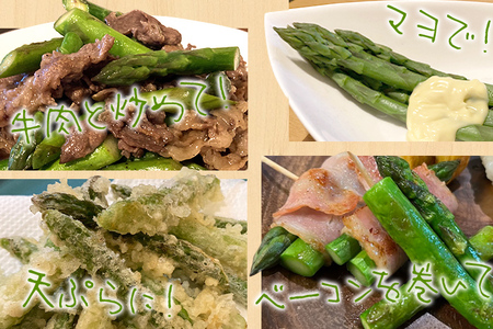 予約受付 数量限定 アスパラガス 夏芽 M~Lサイズ 1kg（500g×2） 2025年6月～8月頃 野菜福岡県 福岡 九州 グルメ お取り寄せ
