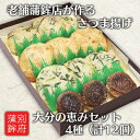 【ふるさと納税】さつま揚げ(天ぷら) 大分の恵みセット 4種/12個入り【配送不可地域：離島】【1258344】