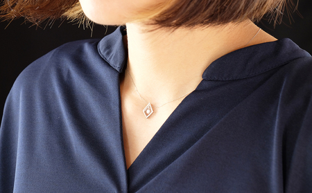 PT900　ダイヤモンド　ネックレス　0.20ct【N17369A】