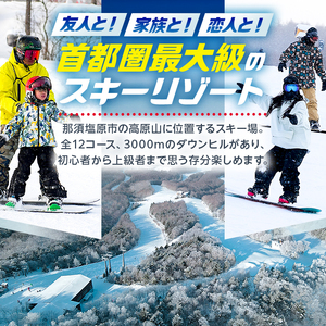 【2025-26】ハンターマウンテン塩原リフト1日券（引換券）2枚セット ns042-001-2