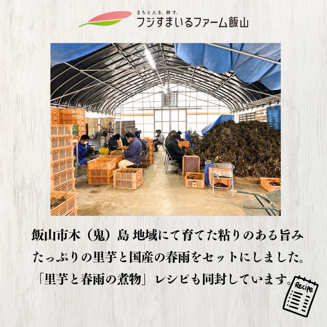 【農福連携】鬼島 伝説の里芋と国産春雨のセット(D-09.5)