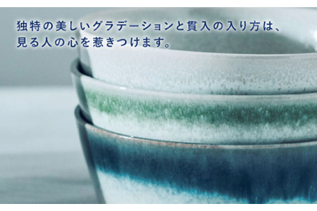 【美濃焼】URBAN ボウルLペアセット グリーン＆ネイビー【作山窯・SAKUZAN】【TOKI MINOYAKI返礼品】食器 皿 お皿 プレート 切立 ボウル 鉢 パスタ皿 カレー皿 サラダボウル 