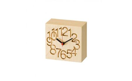旭川家具　コサイン　MUKU時計（小）メープル|時計_00637