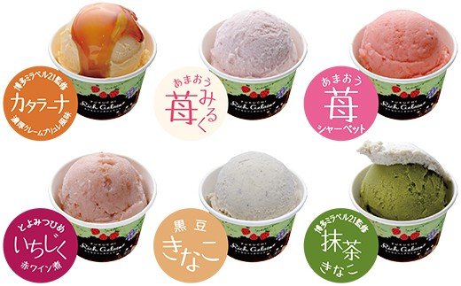 ふくち☆リッチジェラート ベーシック(6個セット)