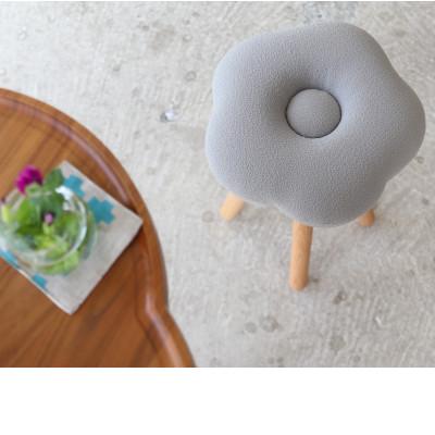 ふるさと納税 大川市 monaca stool:momo【グレー/オーク/高さ30cm】 |  | 01