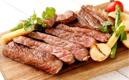 なぎビーフ ステーキ 約300g（約300g×1）＆ 焼肉カット 約600g（約300g×2）計約900g 肉 お肉 牛肉 牛 ステーキ 焼肉 焼き肉 冷凍 岡山県 倉敷市