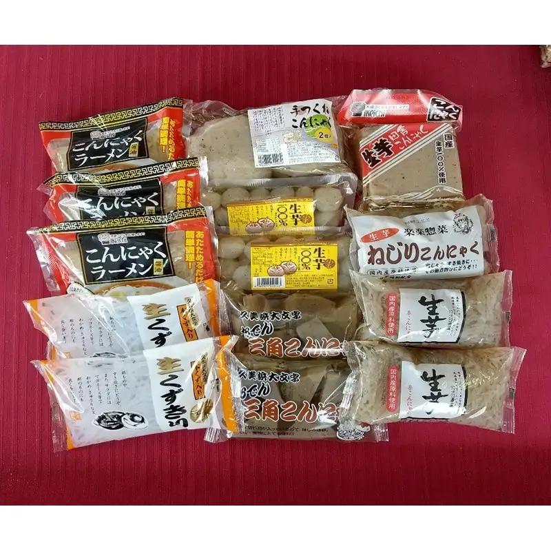 大文字こんにゃく冬セット　 詰め合わせ 手作り 蒟蒻 コンニャク 糸こんにゃく 小玉こんにゃく 刺身こんにゃく ところてん トコロテン お取り寄せ 生産者応援 送料無料