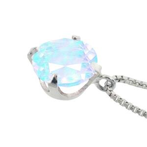 【京セラ】クレサンベール〈オパール〉ペンダント【一粒/0.35CT/プラチナ】