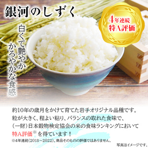 令和6年産 銀河のしずく 玄米 5kg ／ 米 産地直送 岩手県産 【かきのうえ】