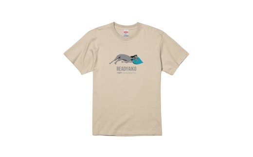 【レディアイコ×Yogibo】（ベージュ）Ｔシャツ 選べる3サイズ【XL】【ふるさと納税 人気 おすすめ ランキング 馬 競馬 競走馬 引退馬 レディアイコ アイコ Tシャツ シャツ 服 生活 日高 北海道 平取町 送料無料】 BRTV440-3