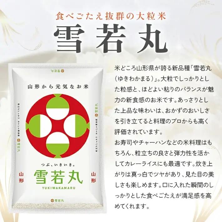 ≪新米予約≫ 令和8年10月中旬お届け 精米 雪若丸 5kg×1袋 山形県産 令和8年産米 ご希望の時期頃お届け 東北 山形県 遊佐町 庄内地方 精米 白米 小分け 少人数 阿部ベイコク[1590R0