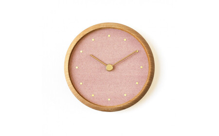 はなもっこ 掛時計 桜鼠　プレーン