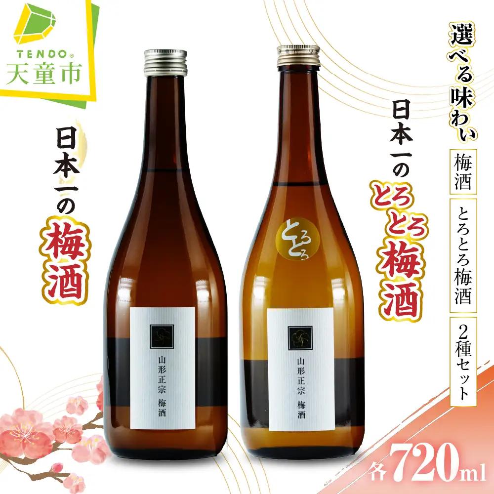 日本一の梅酒 セット 720ml 2本 水戸部酒造 山形 地酒