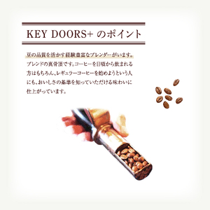 キーコーヒー KEY DOORS+ モカブレンド (VP) 180g 24袋 コーヒー 粉 ドリップ セット レギュラーコーヒー 真空パック