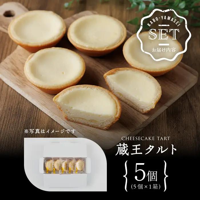蔵王タルト チーズケーキタルト 5個(5個×1箱) 冷凍 個包装 スイーツ ケーキ チーズケーキ デザート おやつ お菓子 【株式会社菓房山清】tm602