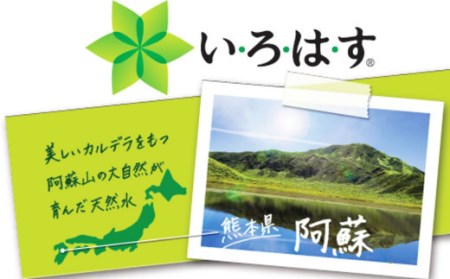 い・ろ・は・す（いろはす）阿蘇の天然水 2L×6本 540ml×24本×1ケース セット