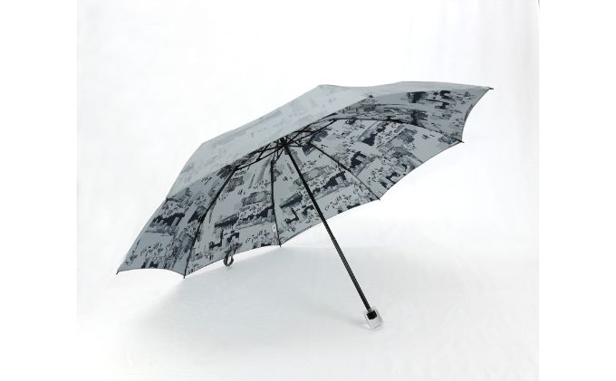 晴雨兼用折傘モンプリュイ・東京 小物 雑貨 婦人用 雨傘 日