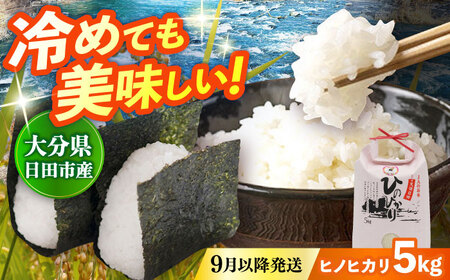 【先行予約・26年9月以降発送】令和7年産大分県産ヒノヒカリ 5kg　日田市 / JAおおいた日田グリーンセンター こめ コメ 米[ARDX015]