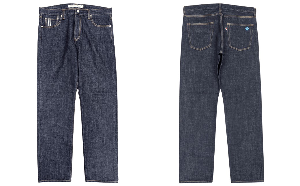 
            【選べるサイズ】【限定モデル】児島産 オリジナルセルビッチデニム使用 BLUESAKURA ストレートジーンズ/INDIGO ジーンズ ズボン デニム デニムパンツ 岡山県 倉敷市
          
