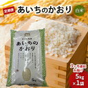 【ふるさと納税】【定期便】あいちのかおり（白米5kg×3か月）　JAあいち尾東　【定期便・お米】