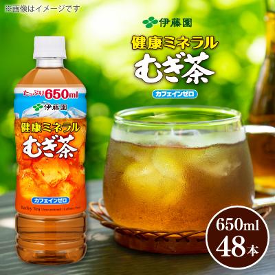 ふるさと納税 牧之原市 伊藤園 健康ミネラルむぎ茶 PET 650ml×48本(2ケース)【複数個口で配送】