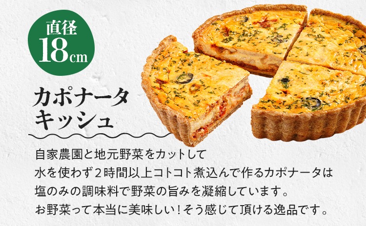 【食べ比べ2枚セット】 カポナータとキーマカレー 国産小麦と福岡県産石臼挽き全粒粉 冷凍 ホール ビスケット生地 福岡県 福岡 九州 グルメ お取り寄せ ※沖縄・離島は配送不可