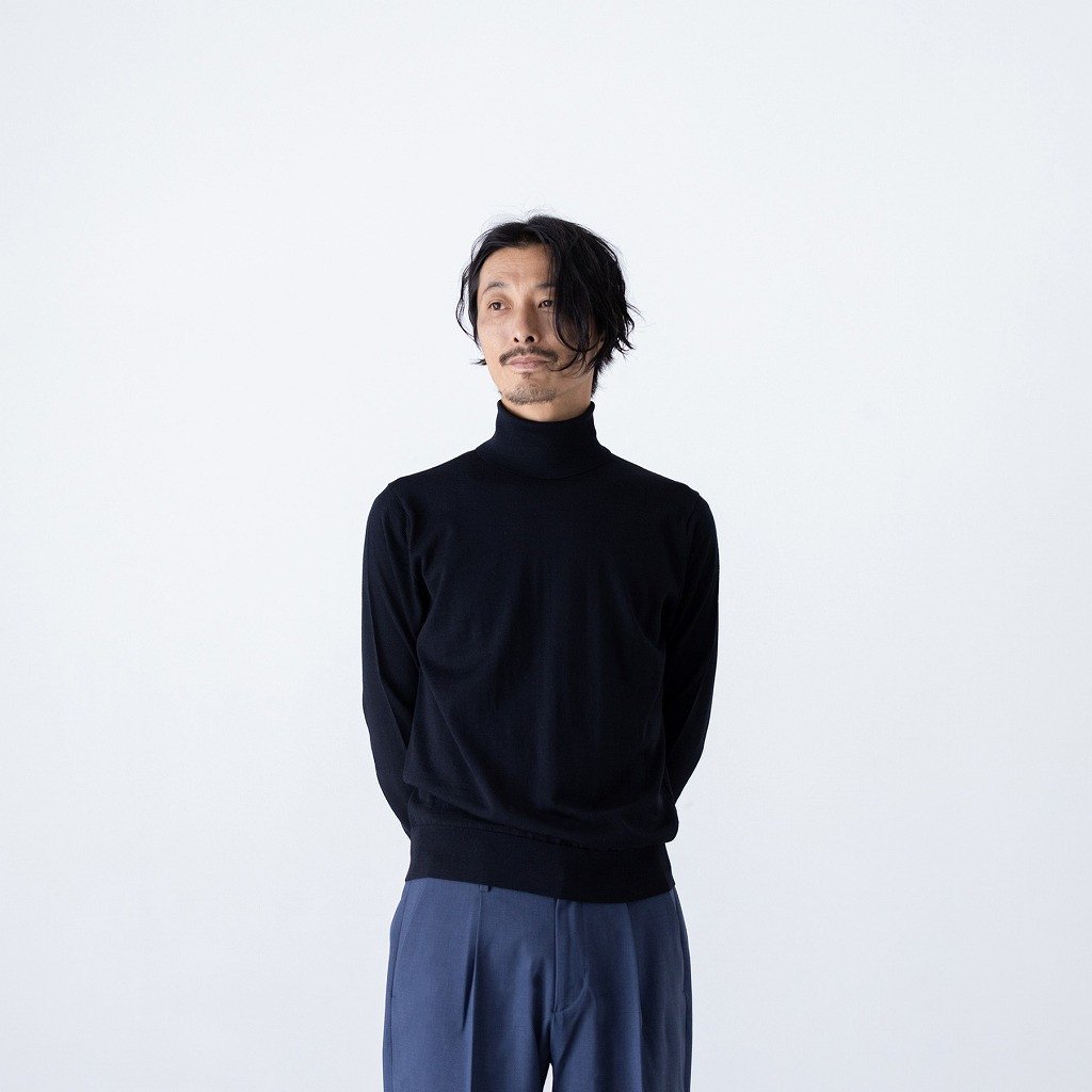 
            ＜ユニセックス＞FF30タートルネックプルオーバー ノアフ ブラック サイズ1  ニット ファッション おしゃれ 日本製 秋 冬 プレゼント ギフト 第一ニットマーケティング  BM0515
          