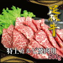 【ふるさと納税】かながわブランド【足柄牛】特上カルビ焼肉用500g【配送不可地域：離島】【1507415】