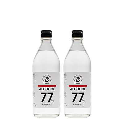 
笹一アルコール77　500ml×2本【001-003】
