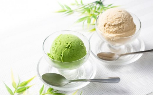 
【宇治抹茶スイーツ】抹茶の味がしっかりと味わえる　むらちゃアイス抹茶3個ほうじ茶3個セット [№5299-0088]
