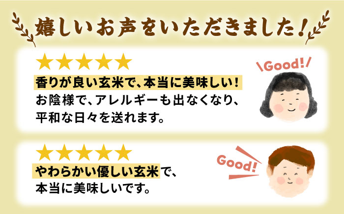 【先行予約】【全3回定期便】【先行予約】令和6年産 米作り名人完ちゃんの合鴨米 玄米 10kg 栽培期間中農薬化学肥料不使用 [YCT009]