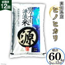 【ふるさと納税】全12回 定期便 米 四万十川源流米・精米 5kg×12回 計60kg [JA高知県高西営農経済センター津野山経済課 高知県 津野町 26ah0009] お米 こめ おこめ 定期 毎月