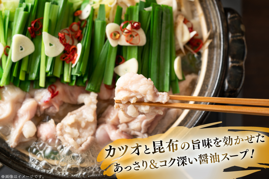 【3回定期便】 もつ鍋 訳あり 博多 醤油もつ鍋 10人前 2人前 × 5セット 3回 定期便 総計30人前 [MEAT PLUS 福岡県 宇美町 um40azp010046] もつ 鍋 モツ鍋 スー