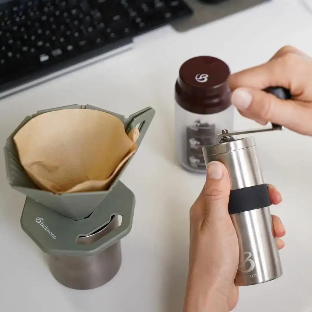 [ベルモント] OUTDOORコーヒーミル コンパクト 登山 ソロキャンプ 燕三条製 コーヒーミル