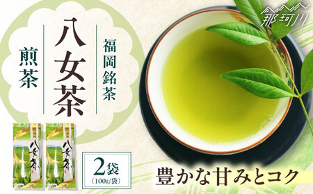 八女茶　煎茶セット　100g×2袋 ＜木村食品＞ 那珂川市[GFW061]